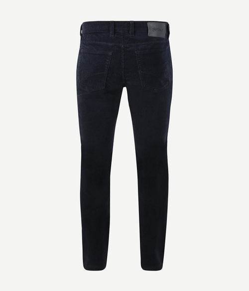 Bill broek corduroy donkerblauw