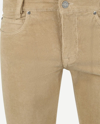 Bill broek corduroy sand