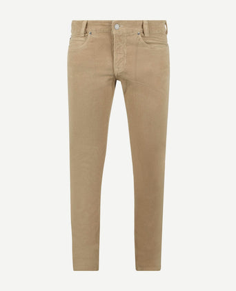 Bill broek corduroy sand