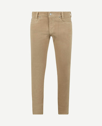Bill broek corduroy sand