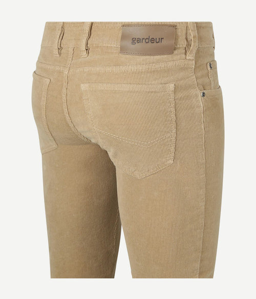 Gardeur Bill broek corduroy sand