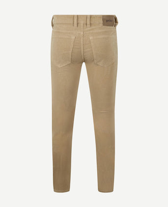 Bill broek corduroy sand