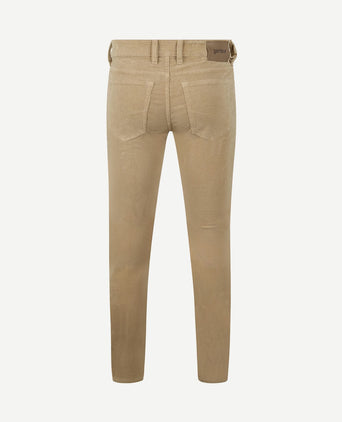 Bill broek corduroy sand