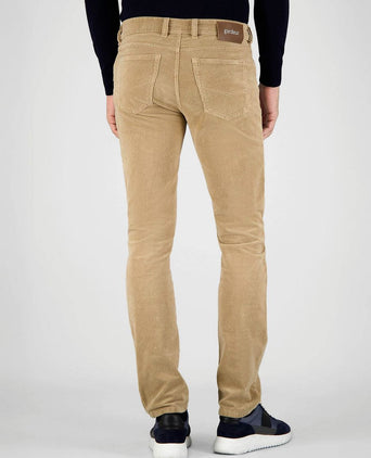 Bill broek corduroy sand