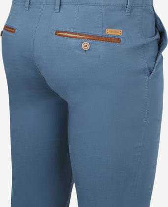 Gardeur chino Benny 3 blauw