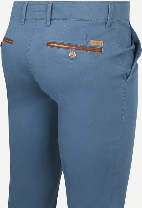 Gardeur chino Benny 3 blauw