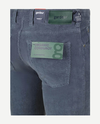 Bill broek corduroy blauw