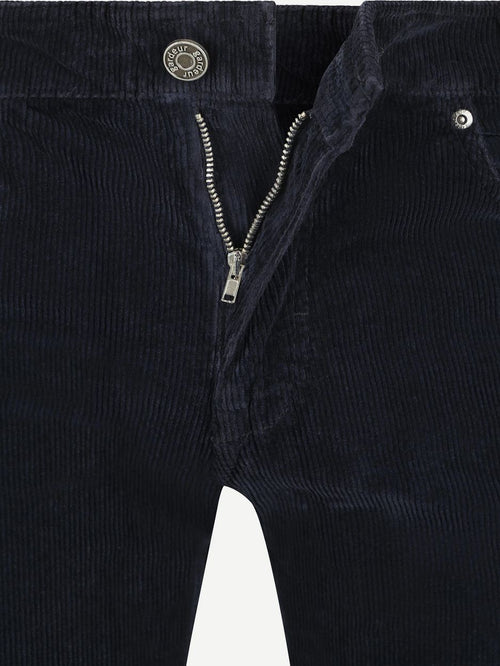 Bill broek corduroy donkerblauw