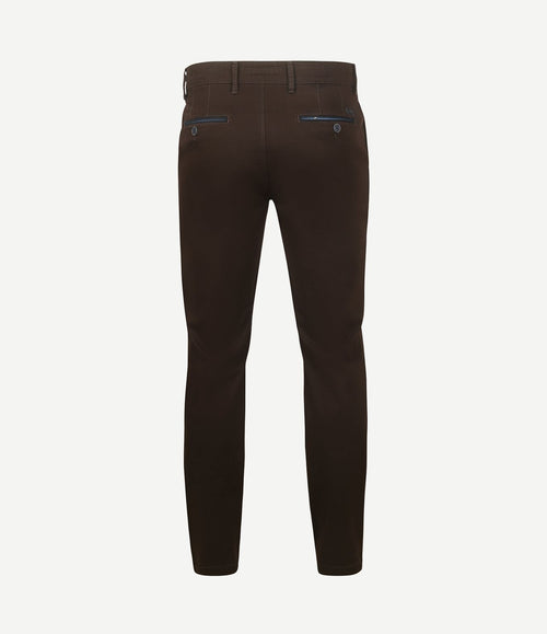 Chino Benny 3 donkerbruin
