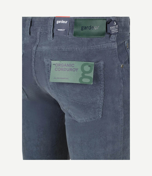 Bill broek corduroy blauw