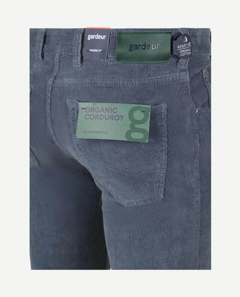 Bill broek corduroy blauw