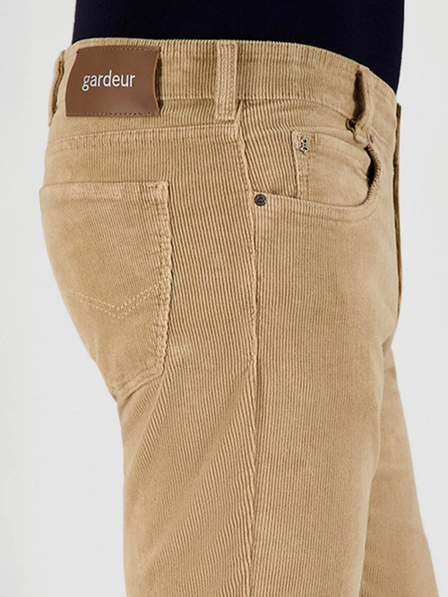 Gardeur Bill broek corduroy sand