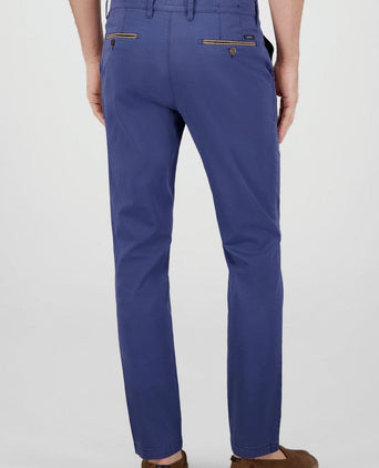 Gardeur chino Benny 3 indigo blauw