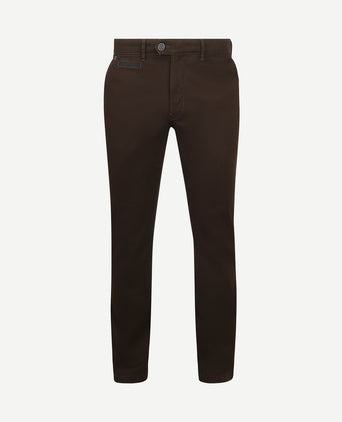 Chino Benny 3 donkerbruin