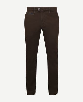 Chino Benny 3 donkerbruin