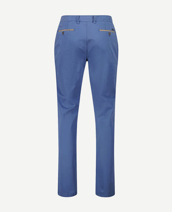 Chino Benny 3 indigo blauw
