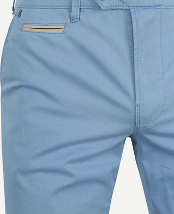 Gardeur chino Benny 3 lichtblauw