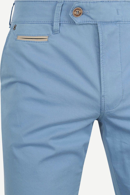 Gardeur chino Benny 3 lichtblauw