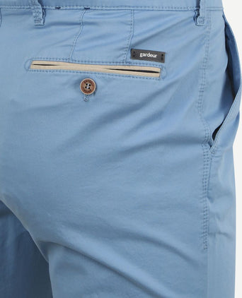 Gardeur chino Benny 3 lichtblauw