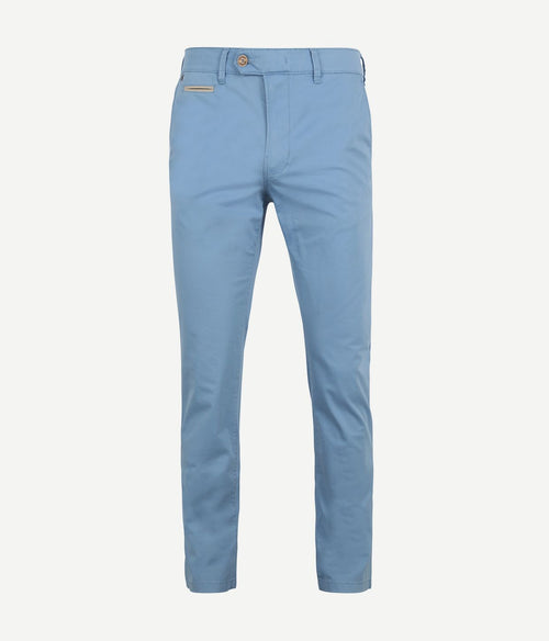 Gardeur chino Benny 3 lichtblauw