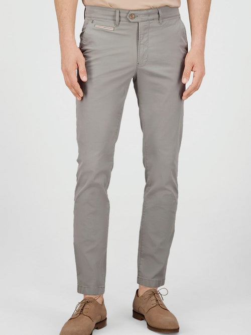 Gardeur chino Benny 3 lichtgroen