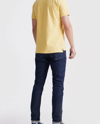 The James poloshirt geel