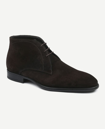 Amalfi boy schoen suede bruin