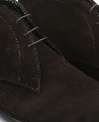 Amalfi boy schoen suede bruin