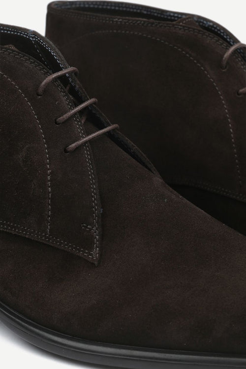 Amalfi boy schoen suede bruin