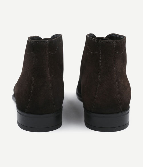Amalfi boy schoen suede bruin