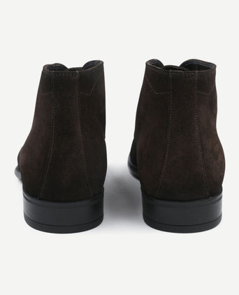 Amalfi boy schoen suede bruin