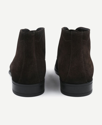 Amalfi boy schoen suede bruin