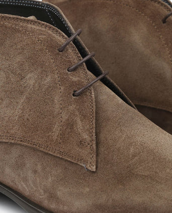 Boy schoen suede taupe