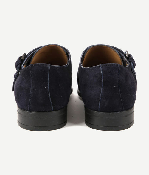 Giorgio amalfi schoen monk strap donkerblauw