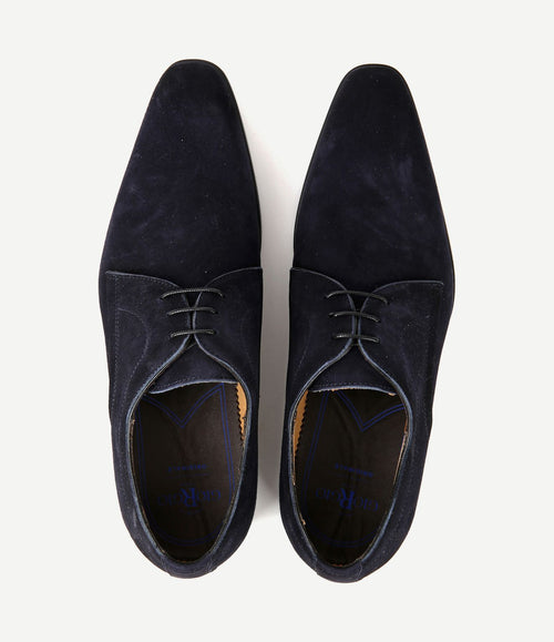 Amalfi schoen suede deep blue