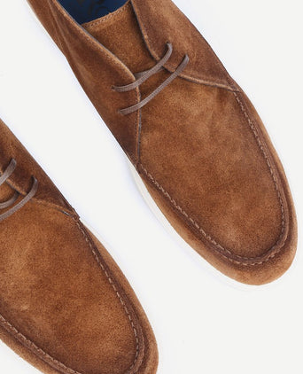 Boy schoen suede bruin