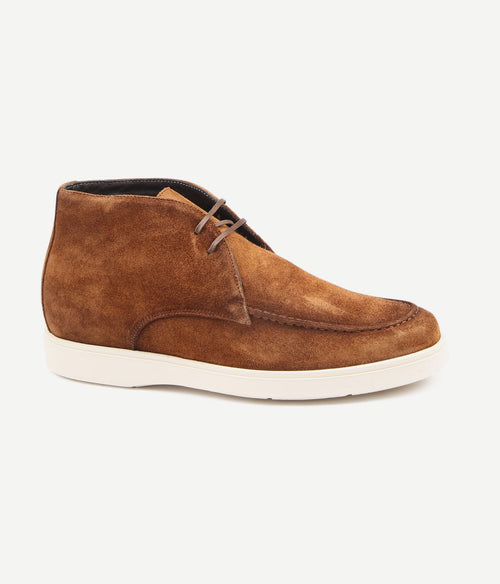 Boy schoen suede bruin