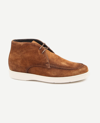 Boy schoen suede bruin