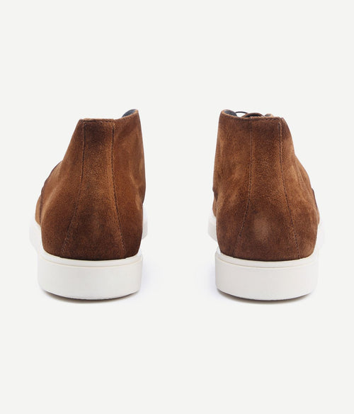 Boy schoen suede bruin