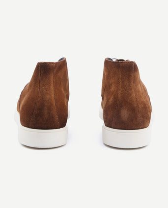 Boy schoen suede bruin