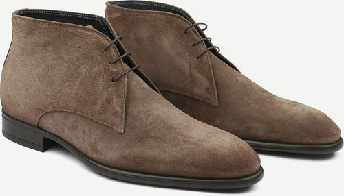 Boy schoen suede taupe