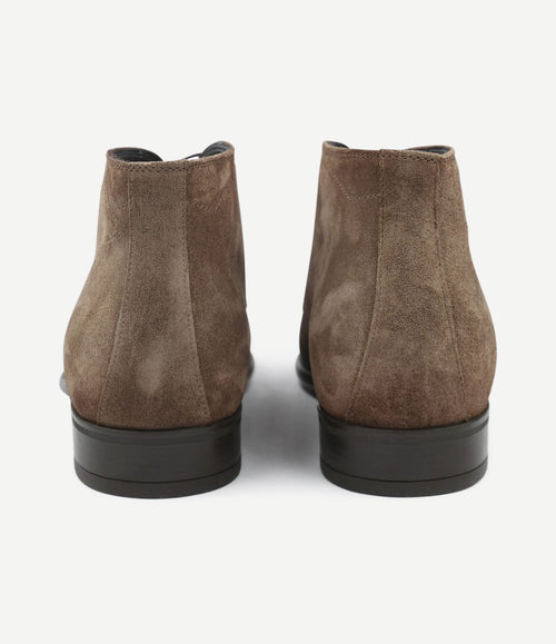 Boy schoen suede taupe