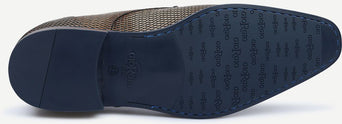Giorgio rattan schoen beige