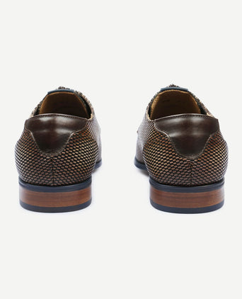 Giorgio rattan schoen beige