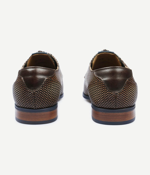 Giorgio rattan schoen beige