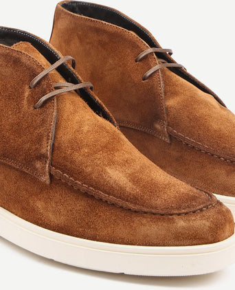 Boy schoen suede bruin