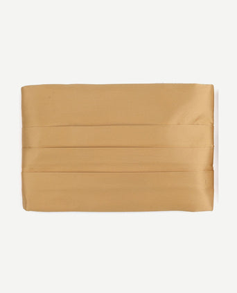 Cumberband strik pochet set goud