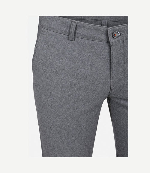 Chino Pico flanel grijs