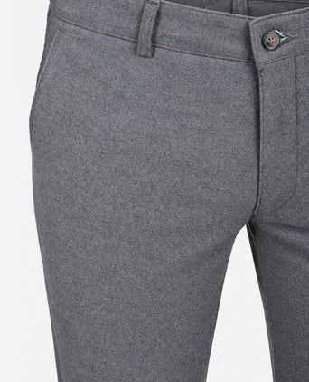 Chino Pico flanel grijs