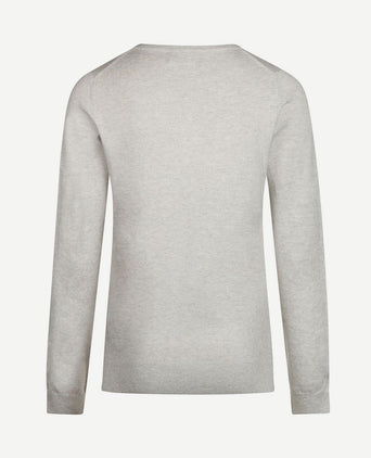 Damestrui cotton cashmere lichtgrijs